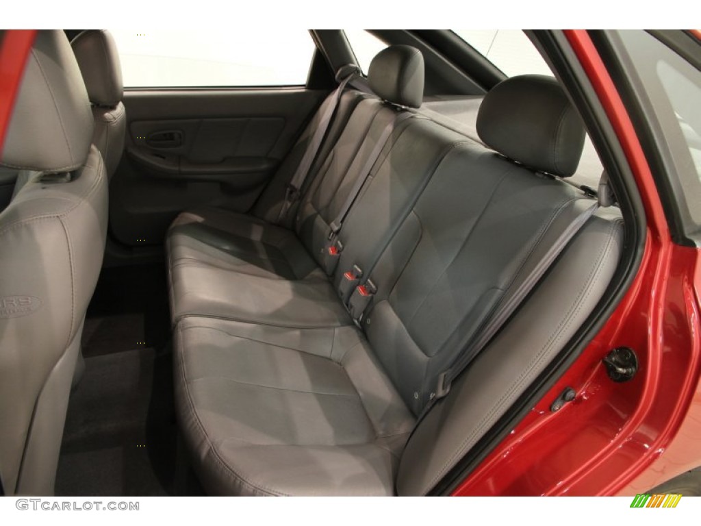 2006 Elantra GT Hatchback - Electric Red / Beige photo #13