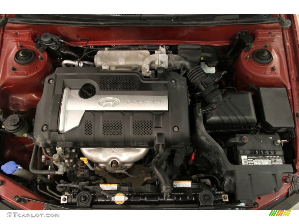 2006 Hyundai Elantra GT Hatchback 2.0 Liter DOHC 16V VVT 4 Cylinder Engine Photo #89604833
