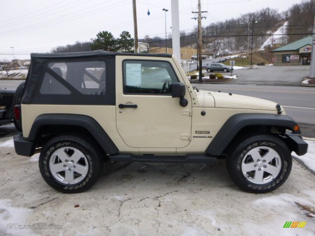 2011 Wrangler Sport S 4x4 - Sahara Tan / Black photo #6