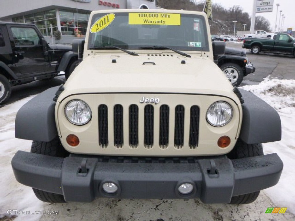 2011 Wrangler Sport S 4x4 - Sahara Tan / Black photo #8