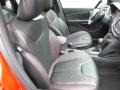 GT Black/Ruby Red 2014 Dodge Dart GT Interior Color