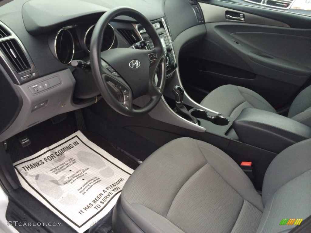 2011 Sonata Hybrid - Hyper Silver Metallic / Gray photo #3