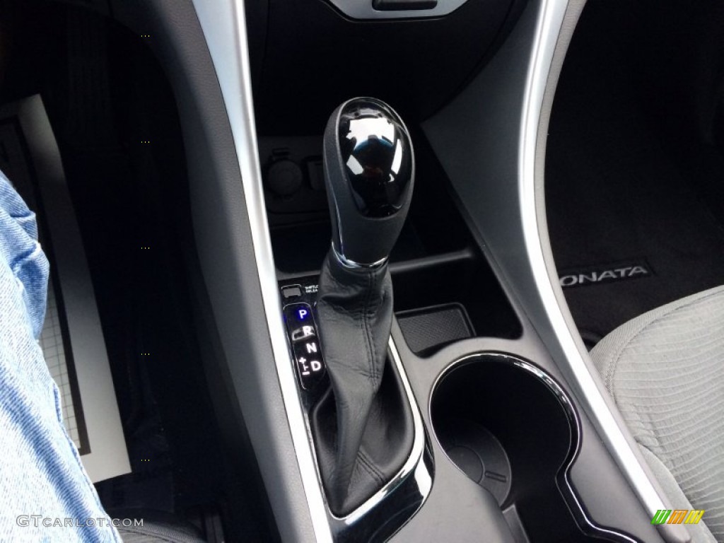 2011 Sonata Hybrid - Hyper Silver Metallic / Gray photo #16