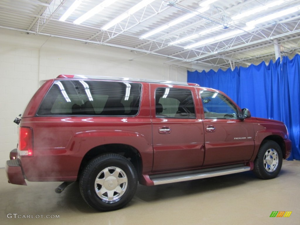 2005 Escalade ESV AWD - Red E / Shale photo #6