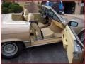 1981 Mercedes-Benz SL Class Parchment Interior Interior Photo