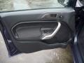 Charcoal Black 2013 Ford Fiesta SE Sedan Door Panel