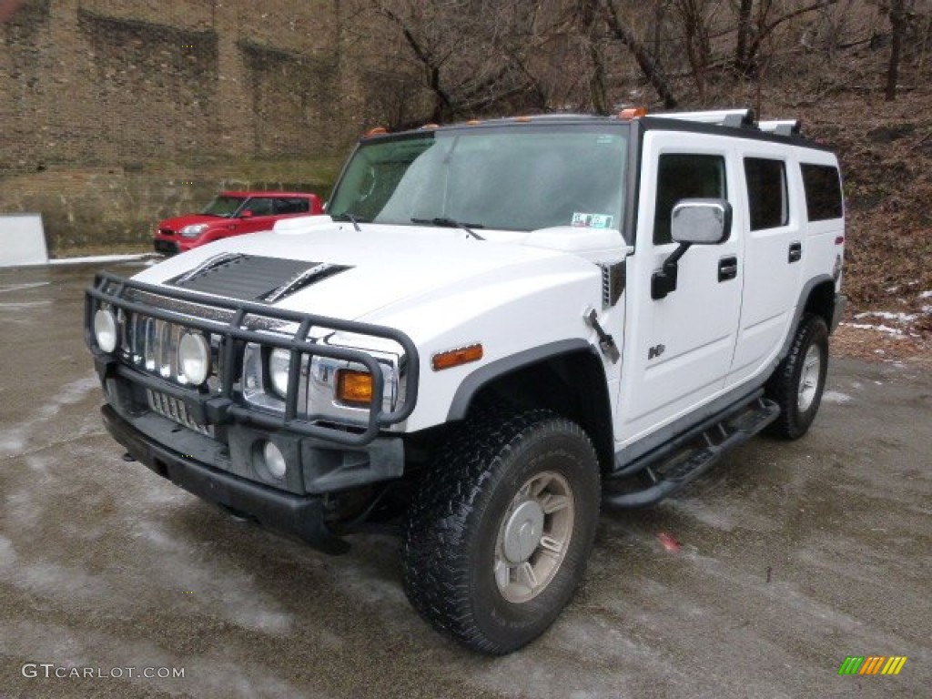 White 2004 Hummer H2 SUV Exterior Photo #89610377