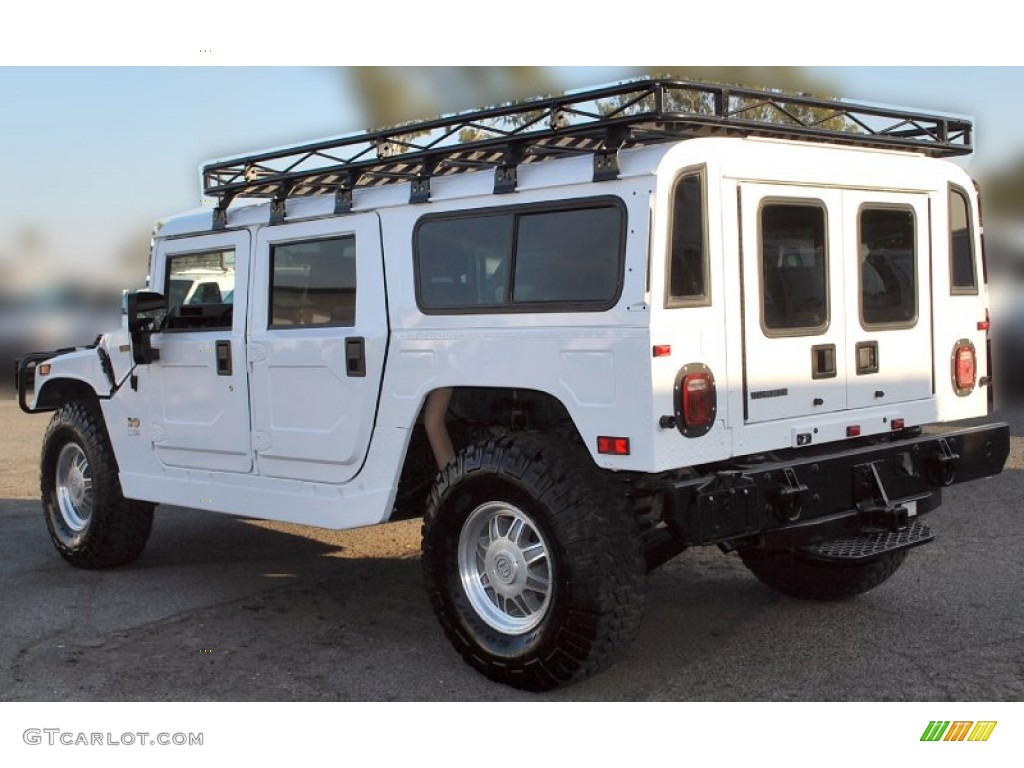 2003 H1 Wagon - Bright White / Cloud Gray photo #7