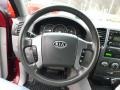 2007 Kia Sorento Gray Interior Steering Wheel Photo