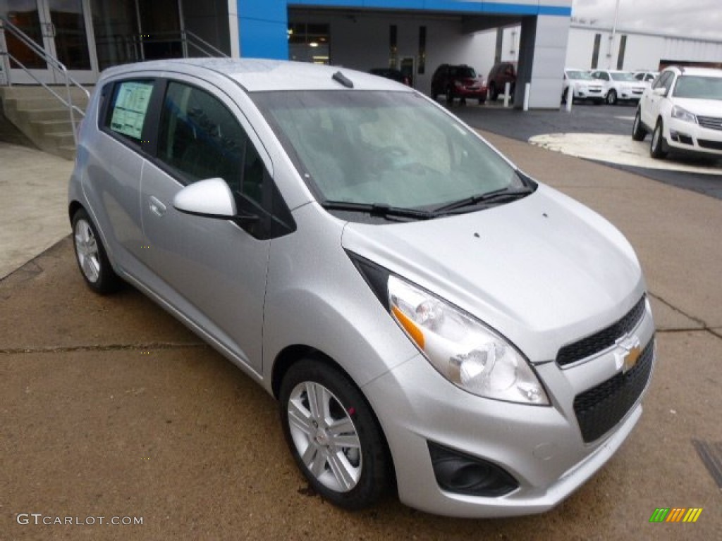 Silver Ice 2014 Chevrolet Spark LS Exterior Photo #89613409