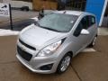 2014 Silver Ice Chevrolet Spark LS  photo #4