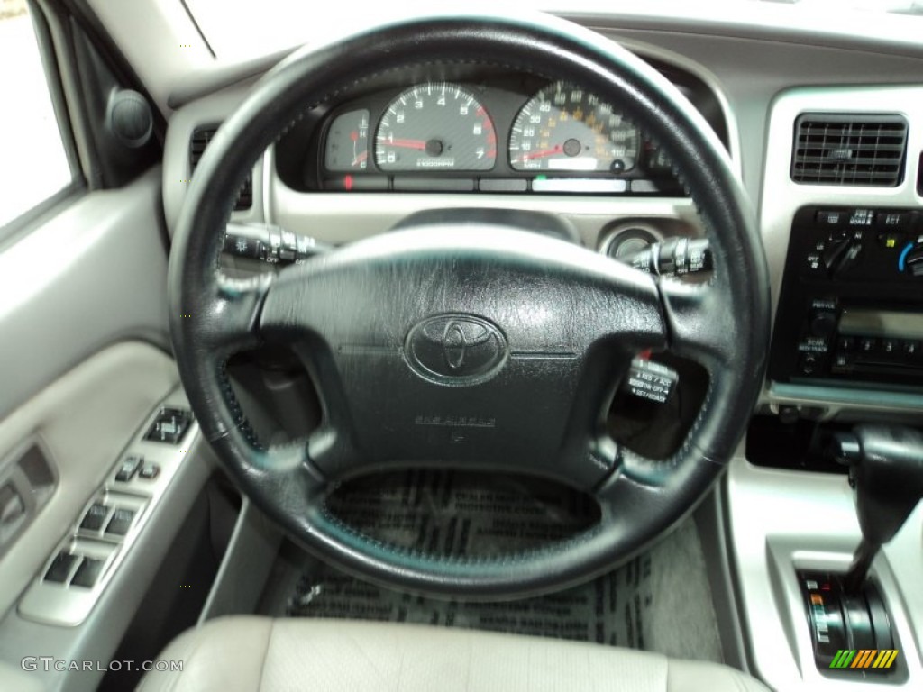 2001 4Runner SR5 - Millennium Silver Metallic / Gray photo #25