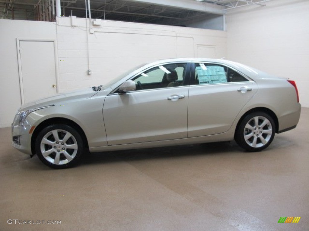 Silver Coast Metallic 2013 Cadillac ATS 2.0L Turbo Performance AWD Exterior Photo #89613695