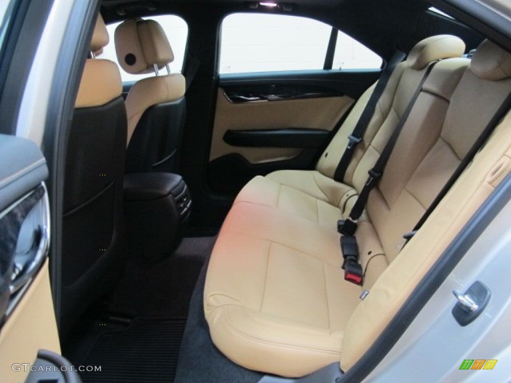 Caramel/Jet Black Accents Interior 2013 Cadillac ATS 2.0L Turbo Performance AWD Photo #89614010