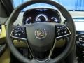 2013 Cadillac ATS Caramel/Jet Black Accents Interior Steering Wheel Photo
