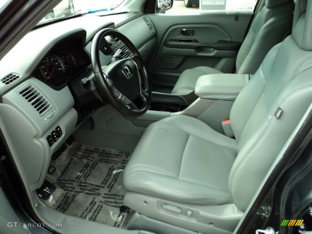 Gray Interior 2005 Honda Pilot EX-L 4WD Photo #89614292