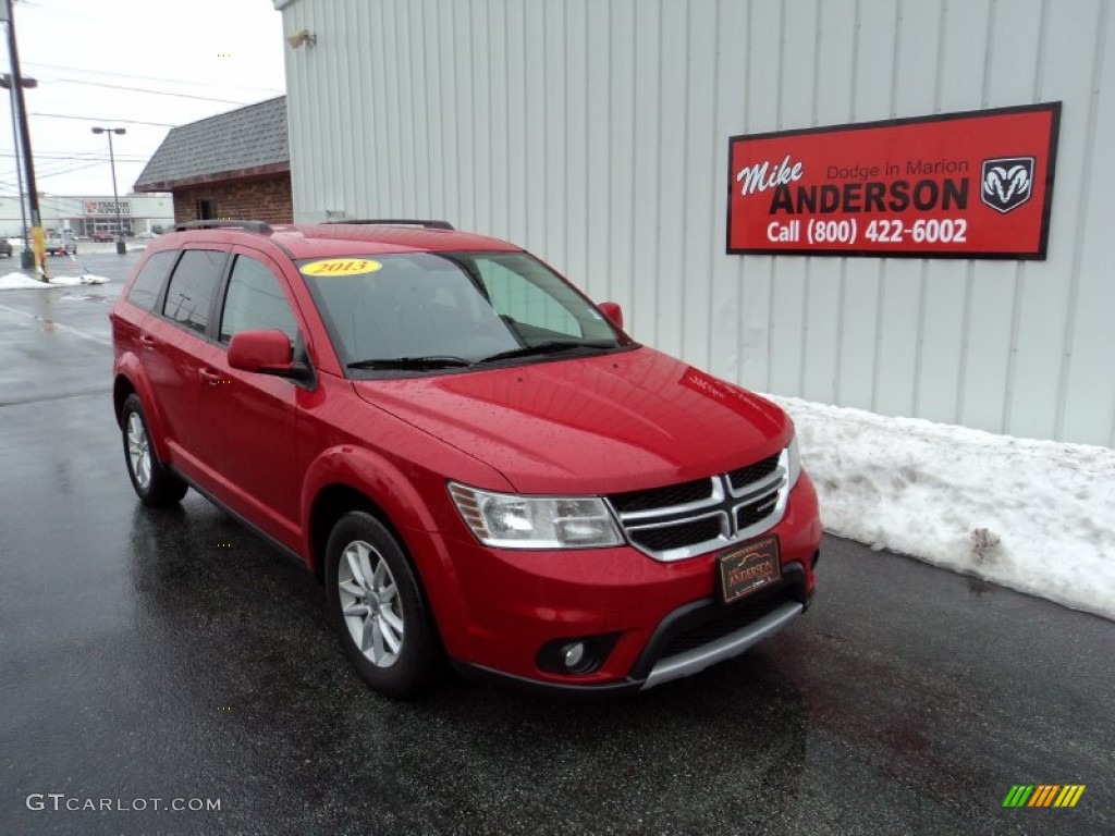 2013 Journey SXT AWD - Bright Red / Black photo #1
