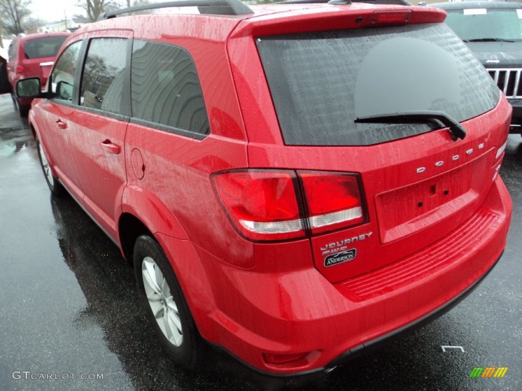 2013 Journey SXT AWD - Bright Red / Black photo #3