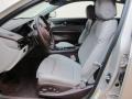 2013 Cadillac ATS Light Platinum/Brownstone Accents Interior Front Seat Photo