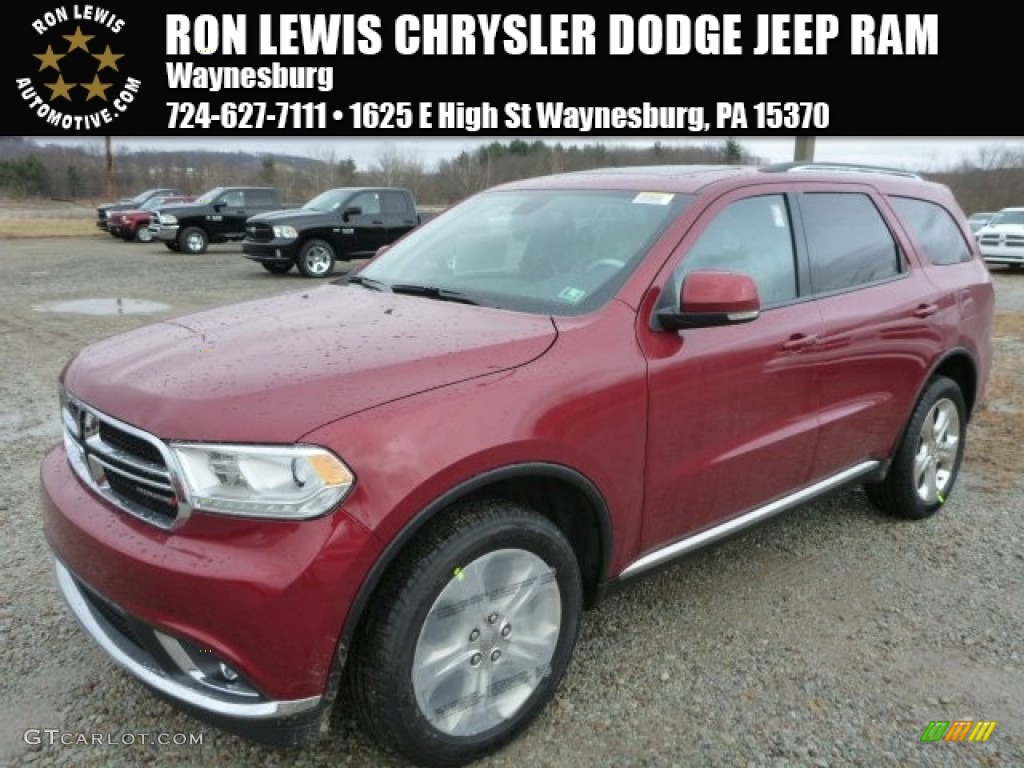 2014 Durango Limited AWD - Deep Cherry Red Crystal Pearl / Black/Light Frost Beige photo #1
