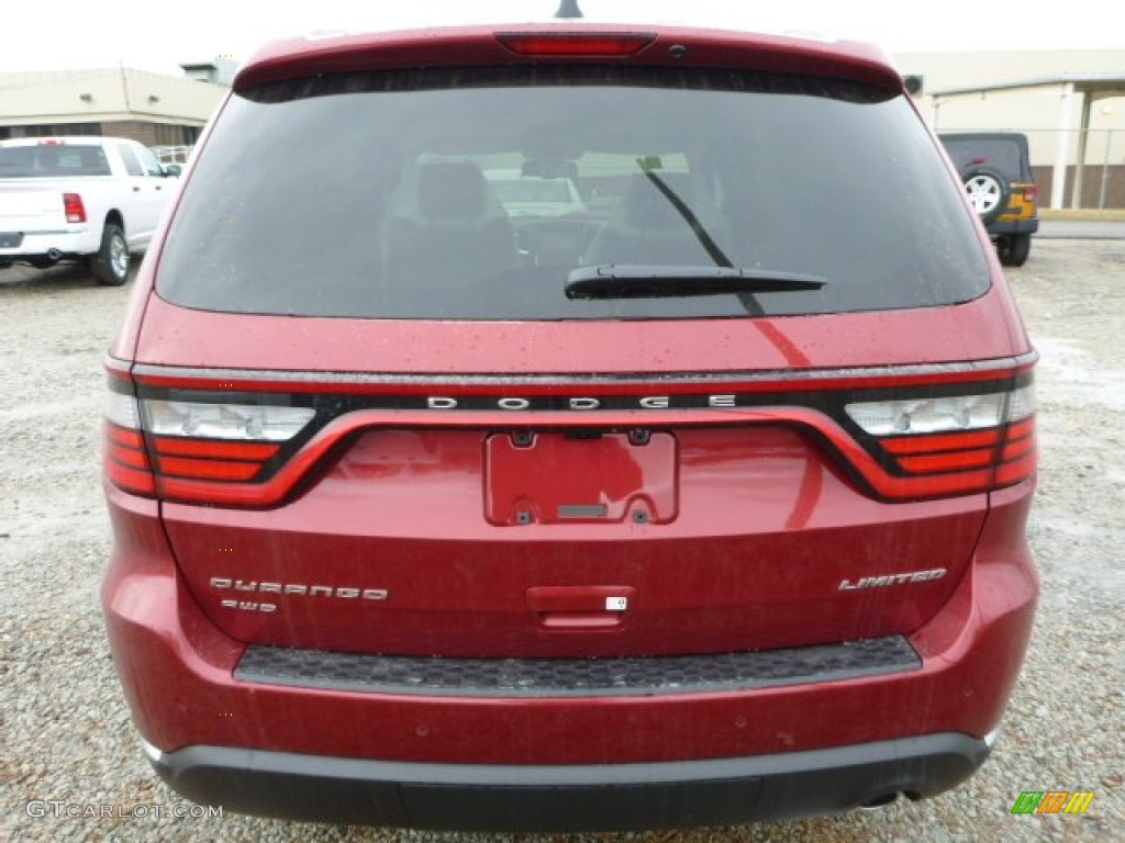 2014 Durango Limited AWD - Deep Cherry Red Crystal Pearl / Black/Light Frost Beige photo #4