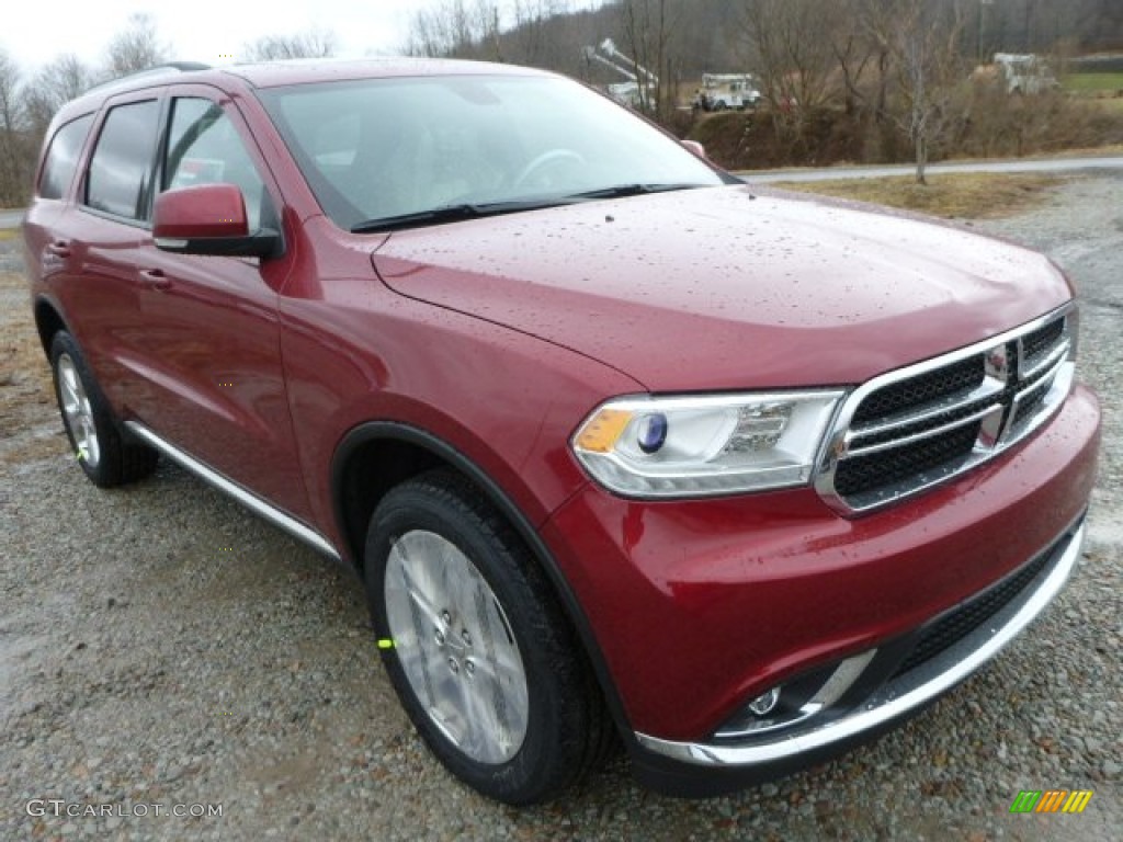 2014 Durango Limited AWD - Deep Cherry Red Crystal Pearl / Black/Light Frost Beige photo #7