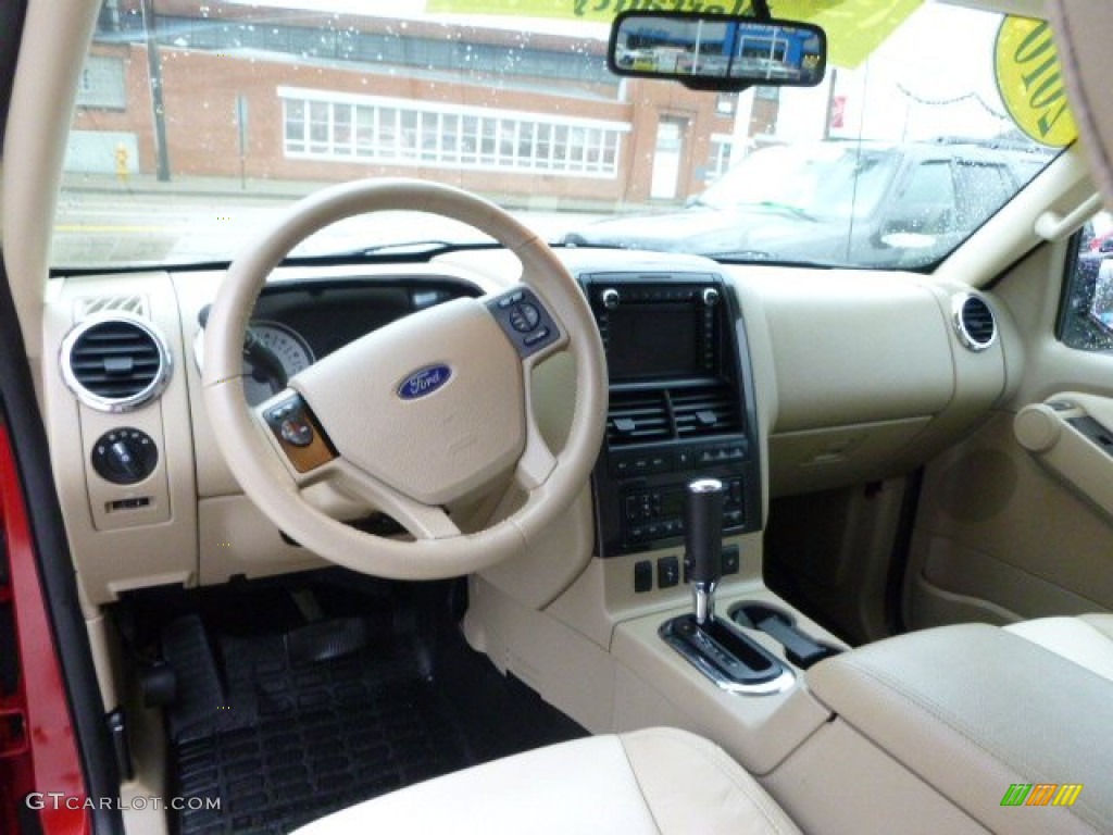 Camel/Sand Interior 2010 Ford Explorer Sport Trac Limited 4x4 Photo #89615093