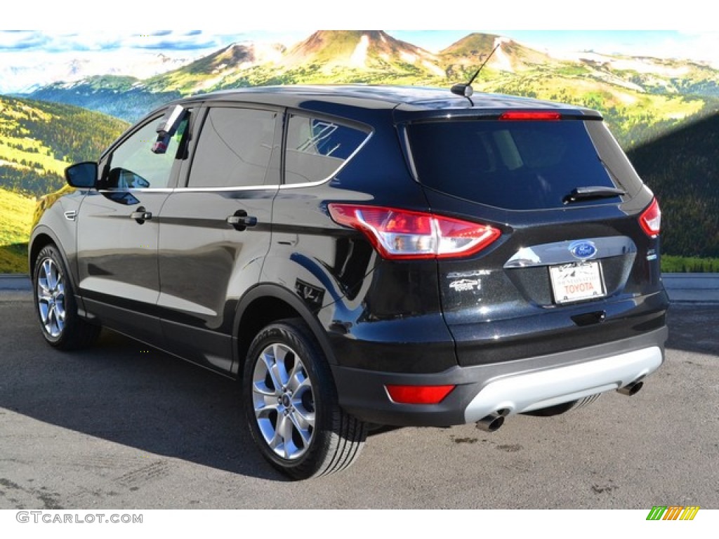 2013 Escape SEL 1.6L EcoBoost 4WD - Tuxedo Black Metallic / Charcoal Black photo #7