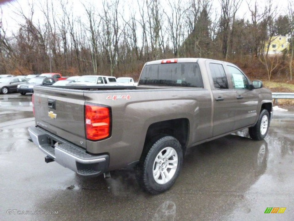 2014 Silverado 1500 LT Double Cab 4x4 - Brownstone Metallic / Jet Black photo #5