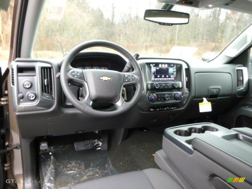 2014 Silverado 1500 LT Double Cab 4x4 - Brownstone Metallic / Jet Black photo #12