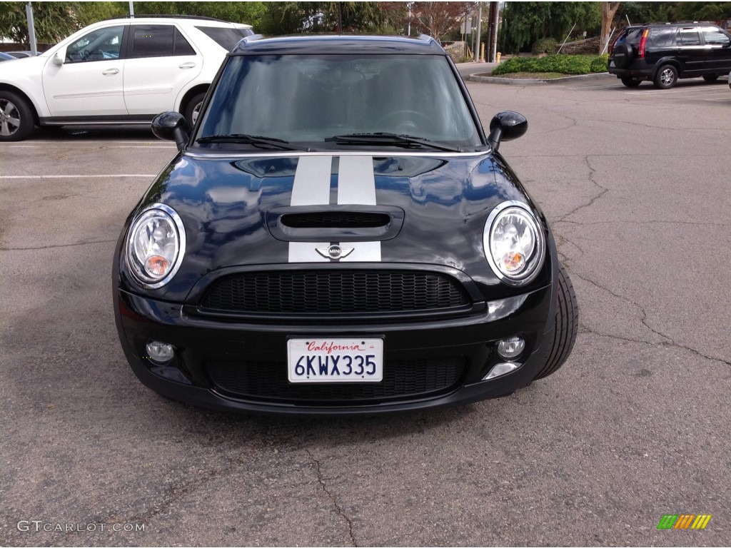 2010 Cooper S Clubman - Midnight Black Metallic / Grey/Carbon Black photo #1