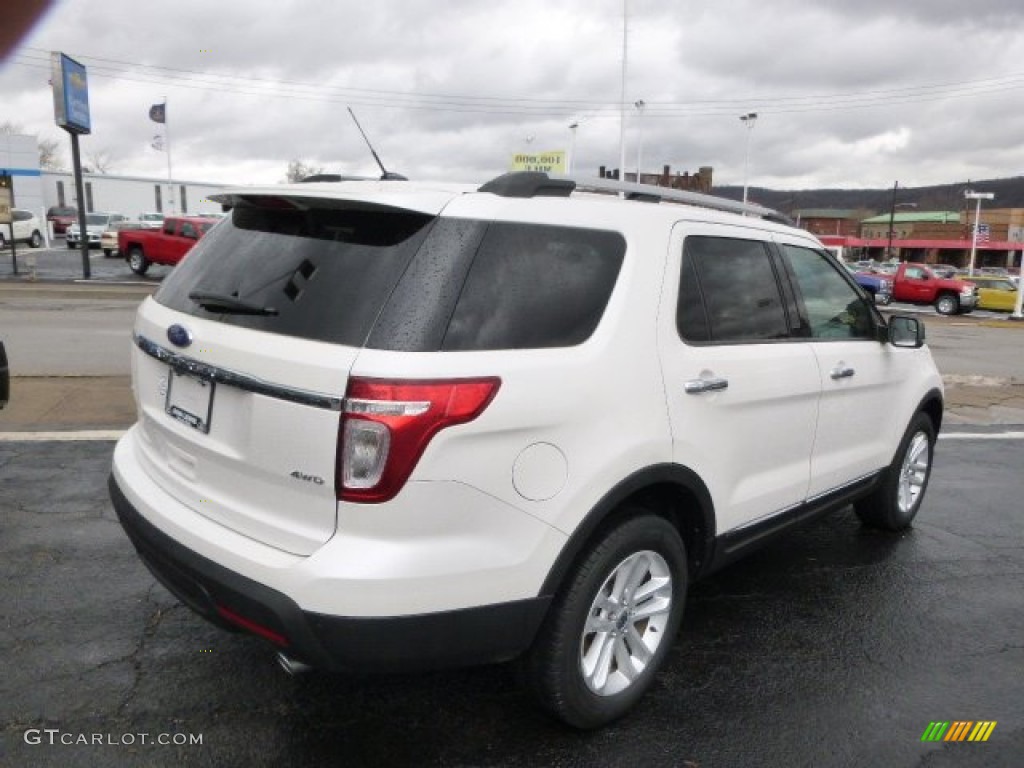 2011 Explorer XLT 4WD - White Platinum Tri-Coat / Charcoal Black photo #8