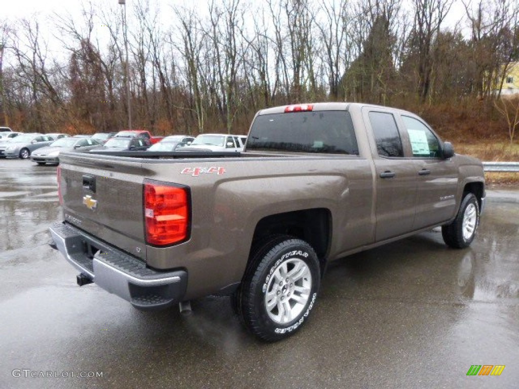 Brownstone Metallic 2014 Chevrolet Silverado 1500 LT Double Cab 4x4 Exterior Photo #89617205