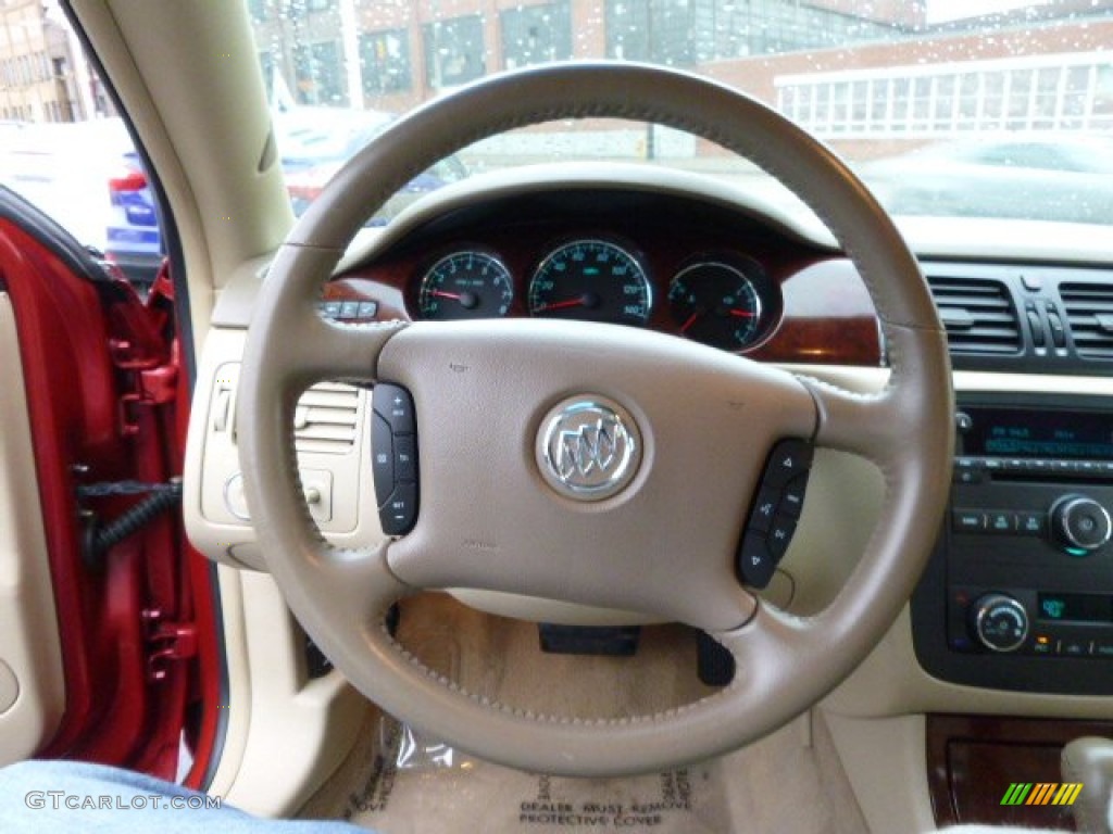 2006 Buick Lucerne CXL Cashmere Steering Wheel Photo #89618280