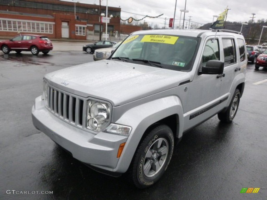 Bright Silver Metallic 2008 Jeep Liberty Sport 4x4 Exterior Photo #89618402