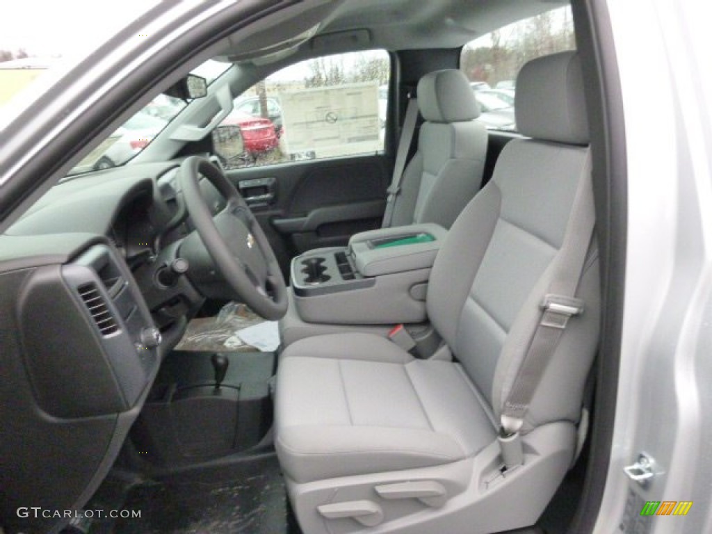 Jet Black/Dark Ash Interior 2014 Chevrolet Silverado 1500 WT Regular Cab 4x4 Photo #89618618