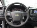 Jet Black/Dark Ash 2014 Chevrolet Silverado 1500 WT Regular Cab 4x4 Steering Wheel