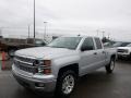 2014 Silver Ice Metallic Chevrolet Silverado 1500 LT Double Cab 4x4  photo #1