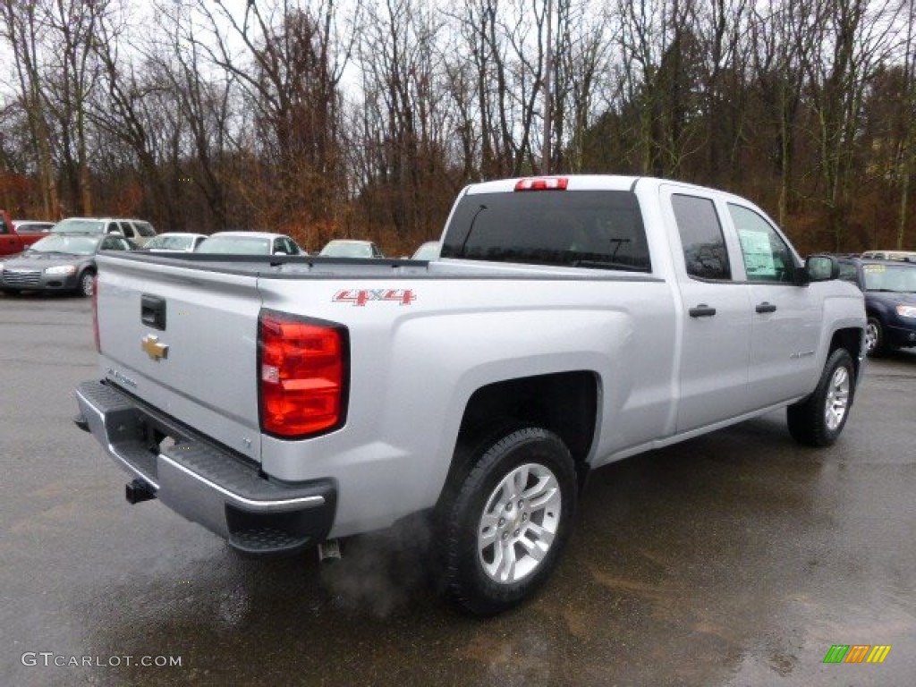 2014 Silverado 1500 LT Double Cab 4x4 - Silver Ice Metallic / Jet Black photo #5