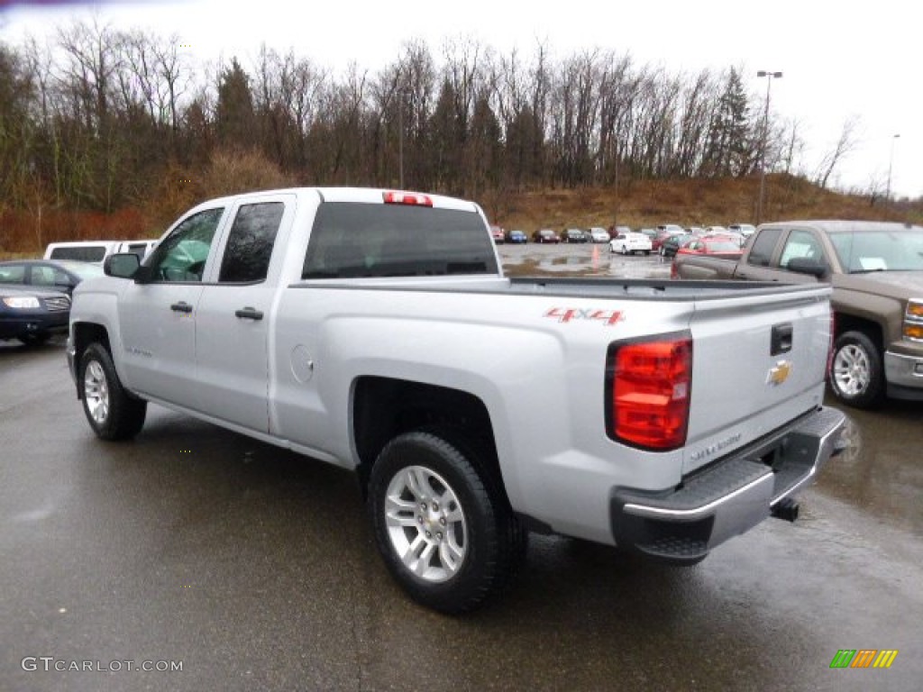 2014 Silverado 1500 LT Double Cab 4x4 - Silver Ice Metallic / Jet Black photo #7