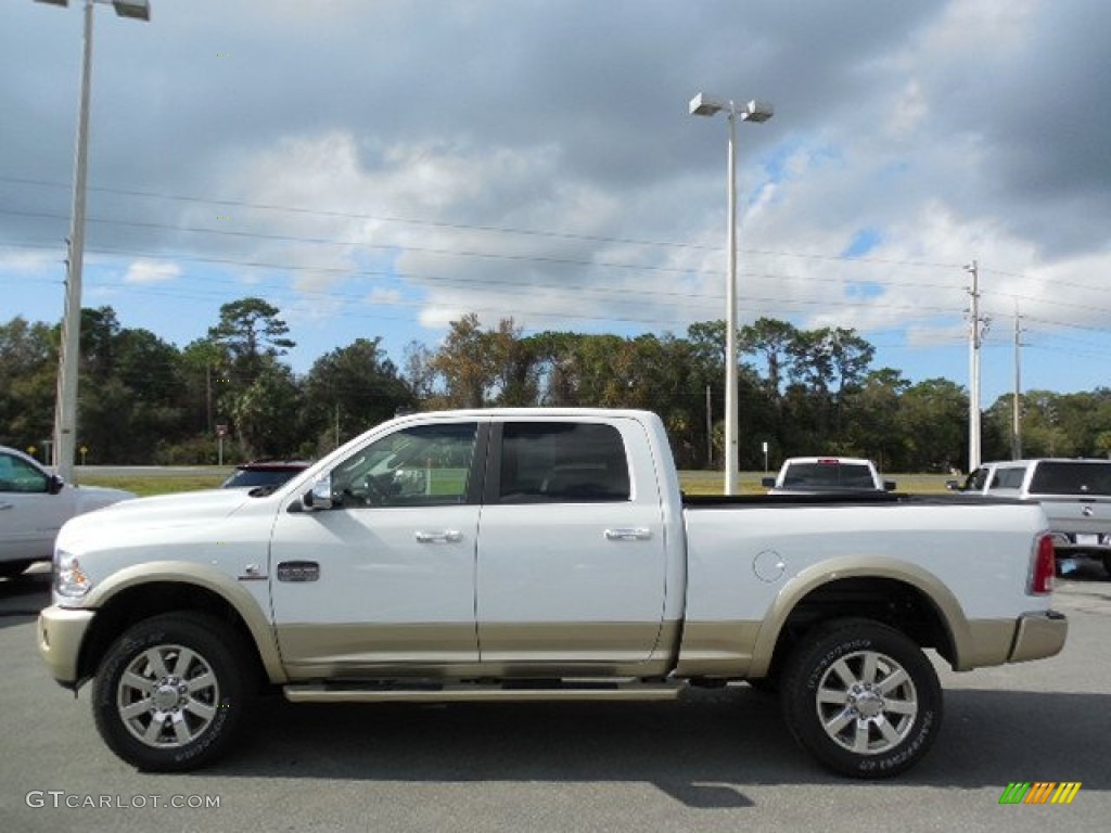 Bright White 2014 Ram 2500 Laramie Longhorn Crew Cab 4x4 Exterior Photo #89619388