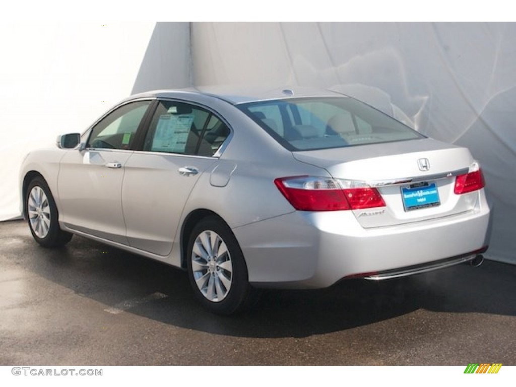 2014 Accord EX-L Sedan - Alabaster Silver Metallic / Black photo #5