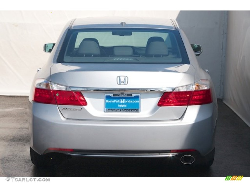 2014 Accord EX-L Sedan - Alabaster Silver Metallic / Black photo #6