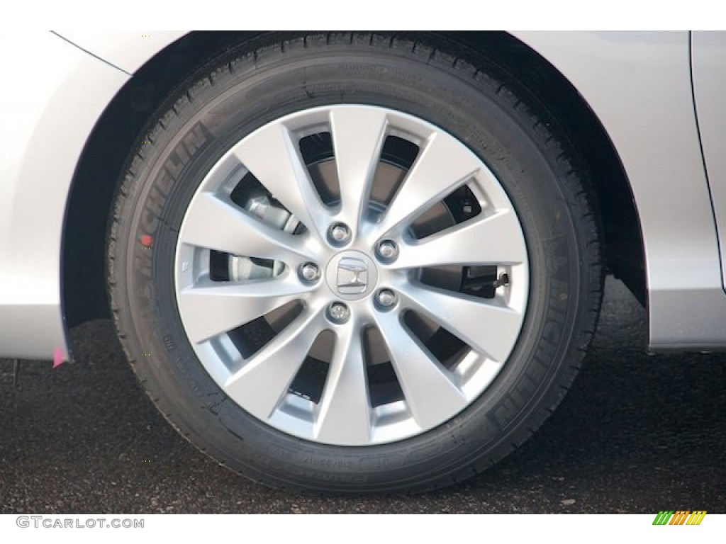 2014 Accord EX-L Sedan - Alabaster Silver Metallic / Black photo #7