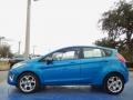 2012 Blue Candy Metallic Ford Fiesta SES Hatchback  photo #2