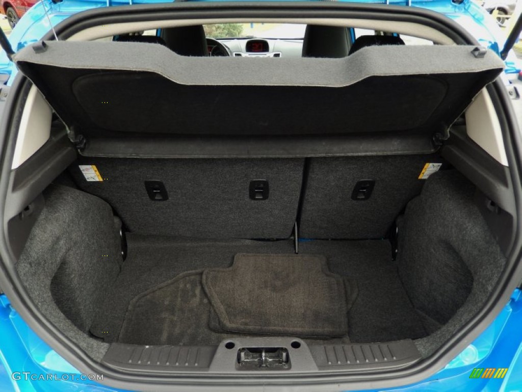 2012 Fiesta SES Hatchback - Blue Candy Metallic / Charcoal Black photo #11