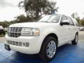 White Platinum Metallic Tri-Coat 2012 Lincoln Navigator 4x2