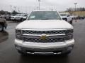 2014 White Diamond Tricoat Chevrolet Silverado 1500 LTZ Crew Cab 4x4  photo #2