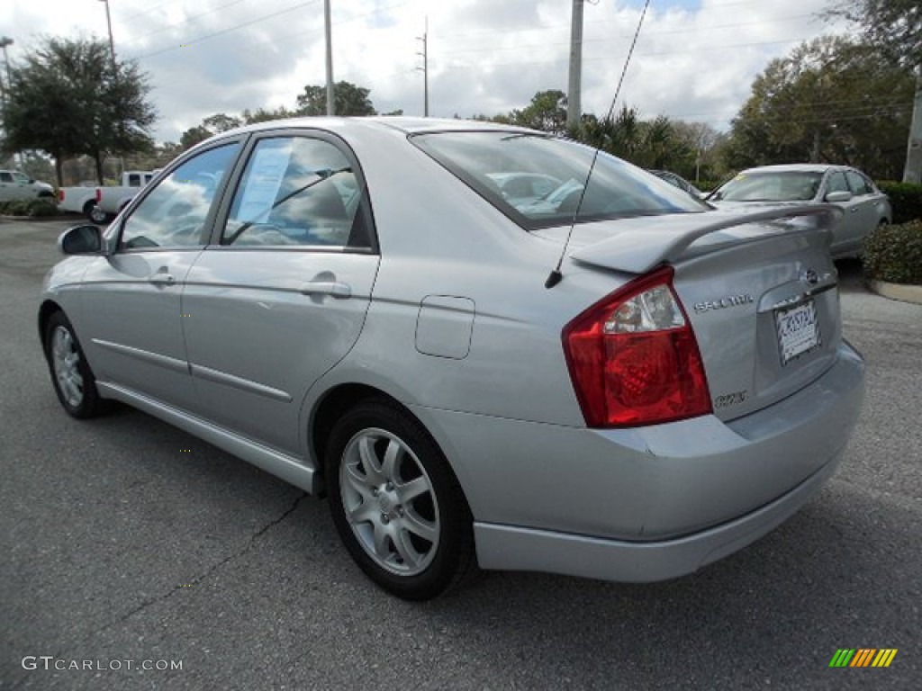 2006 Spectra SX Sedan - Clear Silver / Gray photo #3