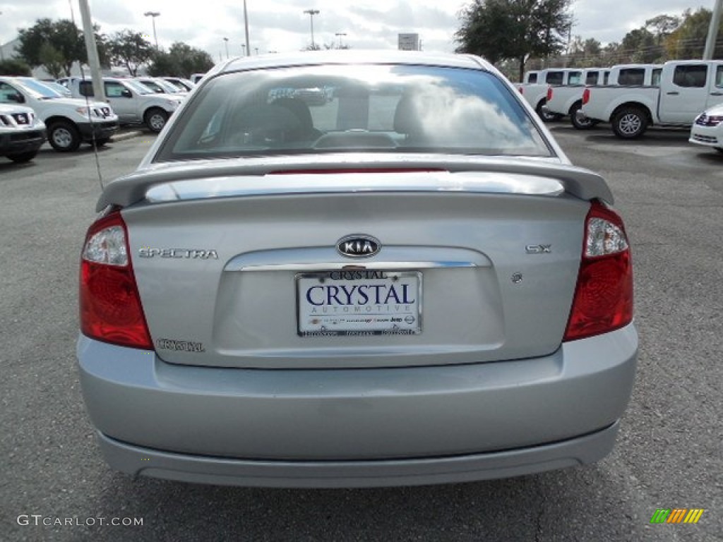 2006 Spectra SX Sedan - Clear Silver / Gray photo #7